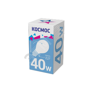 ЛОН 40вт А55 230в E27 Космос матовая - КОСМОС