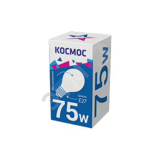 ЛОН 75вт А55 230в E27 Космос матовая - КОСМОС