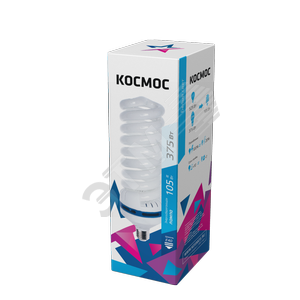 Лампа энергосберегающая КЛЛ 105/842 E40 D83х270 спираль мини Космос (LKsmT5SPC105WE4042_m)