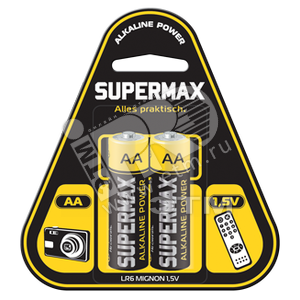 Элем.пит. Supermax LR6 2*BL - КОСМОС