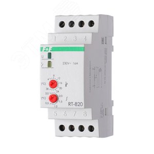 Терморегулятор RT-820 (+4°C-+30°C) на шину DIN, с датчиком RT на проводе, 16А (140F1079R) - DEVI