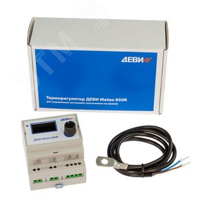 Терморегулятор ДЕВИ Meteo 850R на шину DIN, с датчиком температуры на проводе, 8А (140F1084R) - фото 3