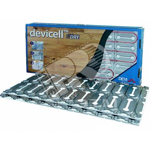 DEVIcell Монтажные пластины с теплоизолятором для сухой установки (0.013х0,5х1,0м) (упак. 10 шт) DEVI (140F1130) - DEVI