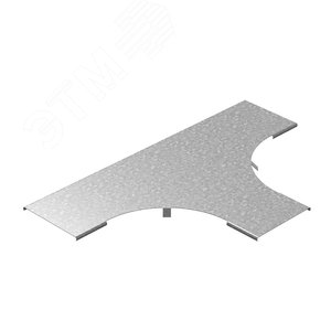 Крышка к Т-отводу плавному универсальному к лотку 400 радиус 200 мм, толщина 1,5 мм, Сендзимир цинк - Ostec