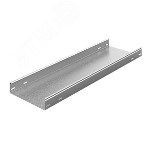Универсальный лоток неперфорированный 100х65х3000, толщ. 1,0 мм, гор. цинк - Ostec