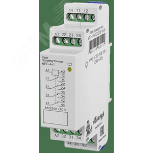 Реле промежуточное МРП-4-1 AC/DC 110В УХЛ4 - Меандр АО