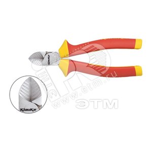 KL040145IS  Бокорезы L=145 мм с изол. рукоятками (VDE до 1000В) - KLAUKE