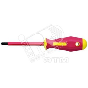 KL130PM1IS  Крестовая отвертка Z1 для винтов Plus/Minus с изол. рукояткой (VDE до 1000В) - KLAUKE