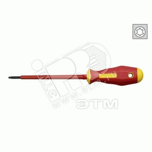 KL150TX20IS  Отвертка Torx Tx20 с изол. рукояткой (VDE до 1000В) - KLAUKE