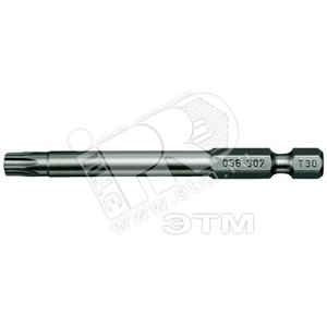 KL25073TX30  Отверточная вставка (бит) L=73 мм Torx Tx30 - KLAUKE