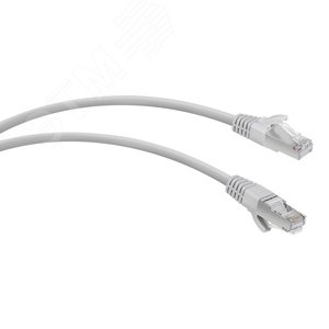 Патч-корд F/UTP категория 5е 2xRJ45 экранированный серый LSZH 10м WRline - WRline