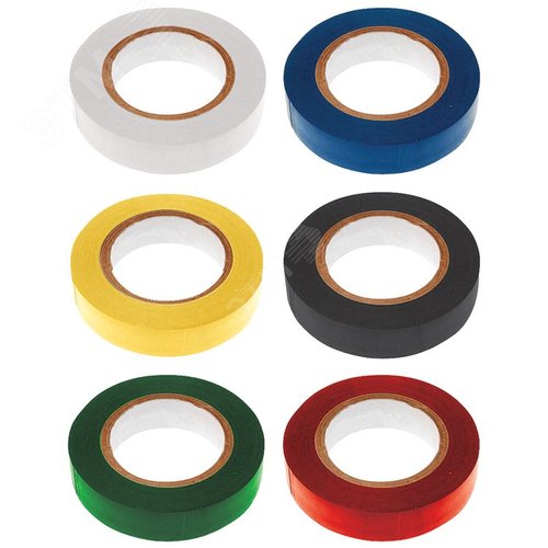 Изолента ROLLIX ПВХ 15 мм x 0,15 мм х 20 м, белая - FIT