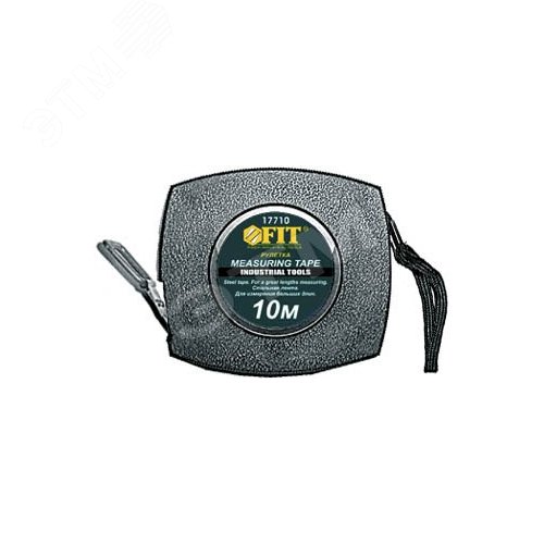 Рулетка, стальная лента, 10 м - FIT