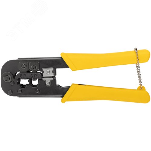 Кримпер для обжима разъемов RJ11, RJ12, RJ45, пластиковые ручки,190 мм - FIT