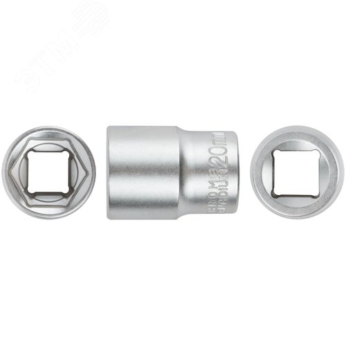 Головка 6-гранная, CrV, 1/2, 20 мм - FIT