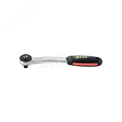 Вороток CrV, Профи двухцветная ручка, 1/4 - FIT