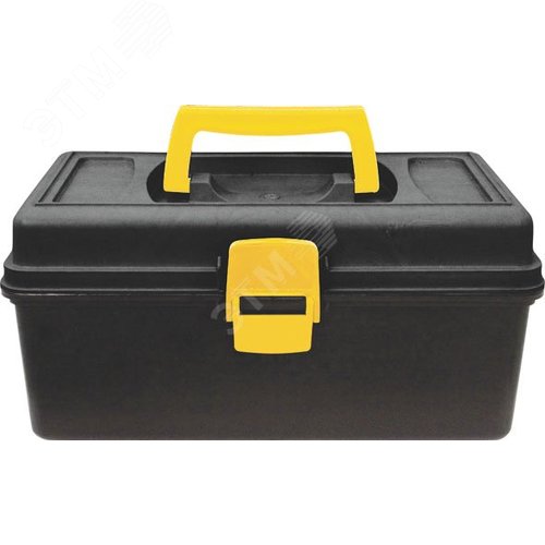 Ящик для инструмента пластиковый 13' (31,5x15x18 см) (черно-желтый) - FIT