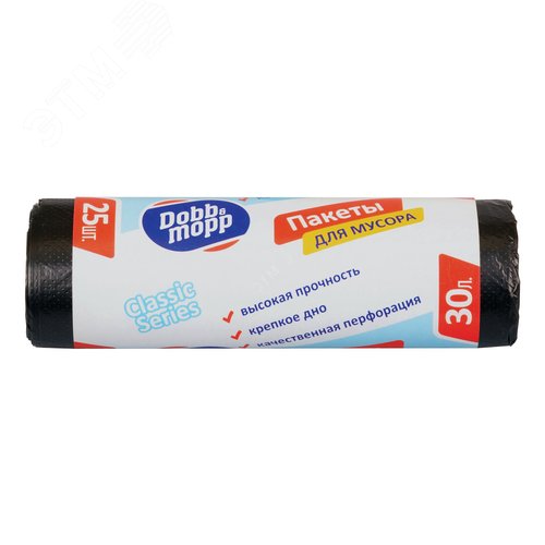 Пакеты для мусора 30 л (7 мкм) 25 шт. (Dobb & Mopp) - FIT