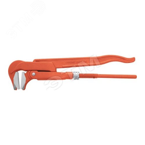 Ключ трубный газовый CrV Профи 90 гр (пластиковые вставки на губках) 1 - FIT