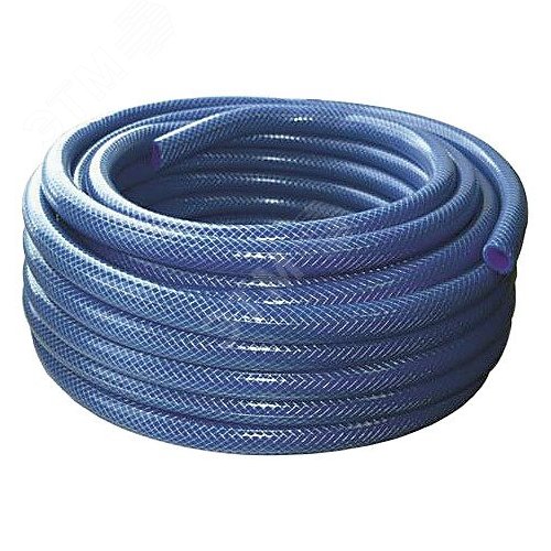 Шланг поливочный трехслойный армированный, синий 1/2'' х 1.7 мм х 15 м - FIT