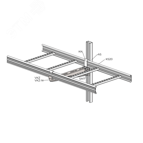 Кронштейн настенный VKZ-300 HDG 5