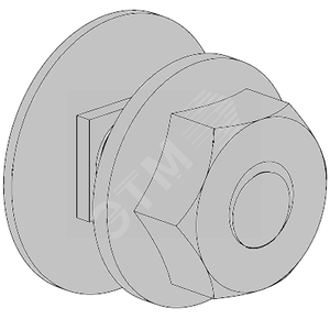 Набор Гайка и винт М6.11 (N4) - Meka