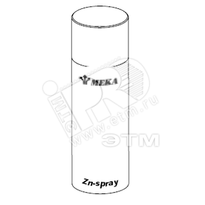 Краска цинковая SPRAY ZN - Meka