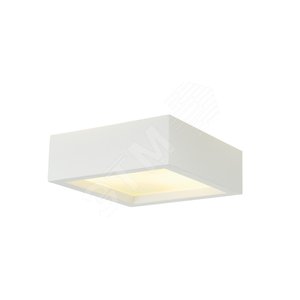 PLASTRA 104 E27 SQUARE потолочный 2х25Вт белый гип - SLV