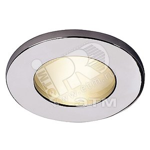 Светильник FGL Out Round MR16 35Вт                хром/мат.стекло, IP65 - SLV