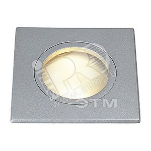 Светильник SLV FGL Out Square 50w GU5.3 12v IP65  б/тр-ра,серебр./мат.стекло,квадратн.,арт.111128 - SLV