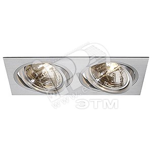 Светильник NEW TRIA 2x75w G53 без трансформатора матовый алюминий - SLV