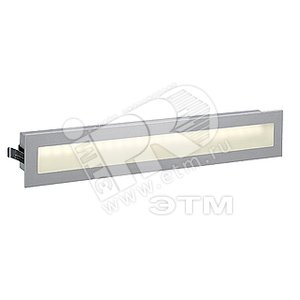 Светильник светодиодный Glenos LED 3w б/ПРА теплый белый серебро - SLV