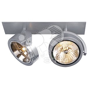 Светильник KALU RECESSED 2 встраив. 2х50 QRB111 G53, алюм, (113416) - SLV