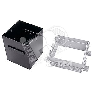 Корпус AIXLIGHT® PRO FRAMELESS I безрамочный для 1 светильника MODULE, черный, 115151,SLV - SLV