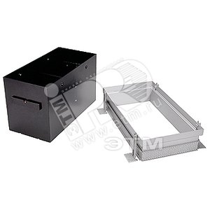 Корпус AIXLIGHT® PRO FRAMELESS II безрамочный для 2-x светильников MODULE, черный, 115152,SLV - SLV