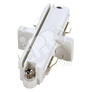 коннектор 1Phase-Track прямой,белый Marbel - SLV