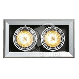 Светильник Aixlight MOD ИВО 2 2x50w G53 QRB111 серебро - SLV