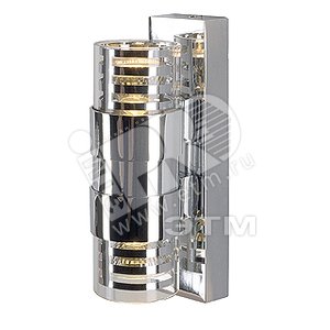 Светильник LIMA UP/DOWN 2x50w GU10 хром/стекло прозрачное - SLV