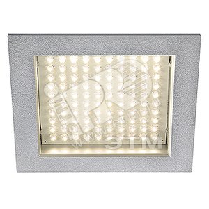 Светильник светодиодный LEDPanel 100 8.5w/100LED теплый белый серебро с блоком питания - SLV