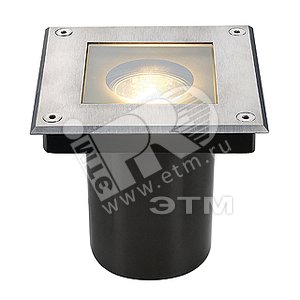 Светильник Dasar 35w GU10 IP67 квадратный с монтажным боксом без лампы (229374) - SLV
