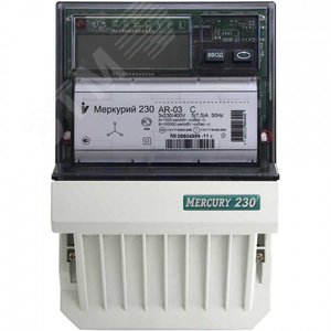 Счетчик электроэнергии Меркурий 230 АRT-01 PQRSIN трехфазный многотарифный, 5 (60), класс точности  1.0/2. 0, Щ, ЖКИ, IrDA, RS-485, 2 тарифа МСК