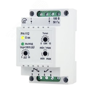 Реле напряжения РН-112 100В (3425600112) - Новатек-Электро