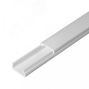 Кабель-канал белый 2-й замок в п/э 20х10 (96 м/уп)