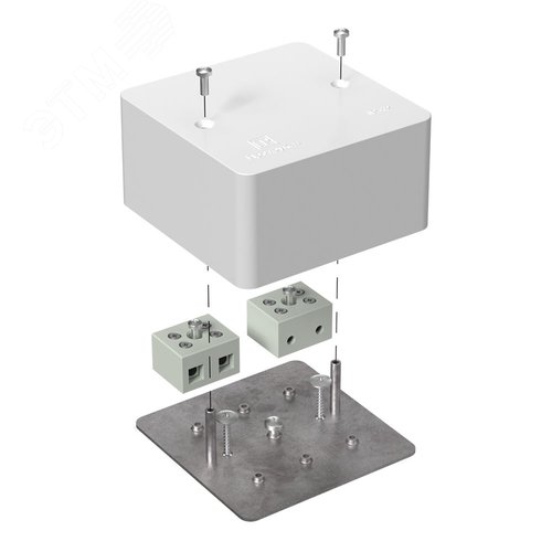 Коробка огнестойкая для кабель-канала 40-0460-FR10.0-4 Е15-Е120 85х85х45