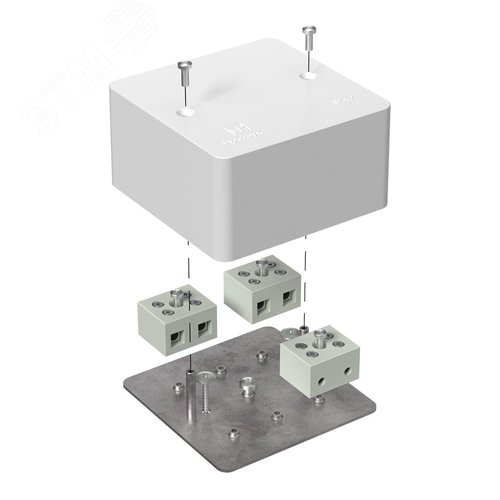 Коробка огнестойкая для кабель-канала 40-0460-FR10.0-6 Е15-Е120 85х85х45