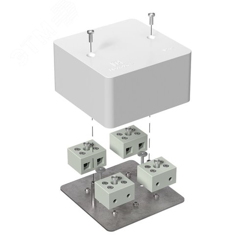 Коробка огнестойкая для кабель-канала 40-0460-FR10.0-8 Е15-Е120 85х85х45