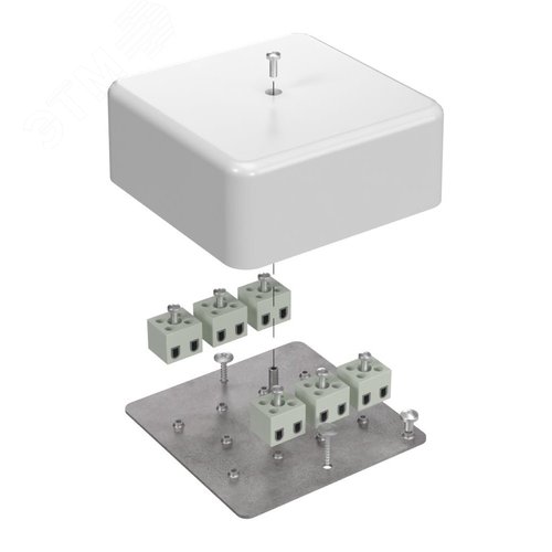 Коробка огнестойкая для кабель-канала 40-0470-FR2.5-12 Е15-Е120 103х103х45