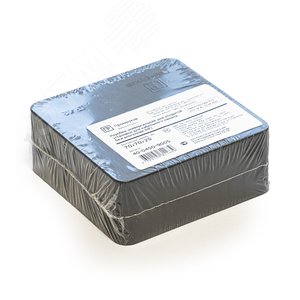 Коробка универсальная для кабель-канала 40-0450   безгалогенная (HF) черная 75х75х30 (90шт/кор) - фото 3