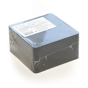 Коробка универсальная для кабель-канала 40-0460   безгалогенная (HF) черная 85х85х45 (152шт/кор) - фото 3