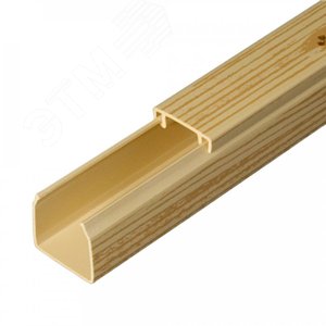 Кабель-канал сосна 2-й замок в п/э 16х16 мм (84 м/уп)